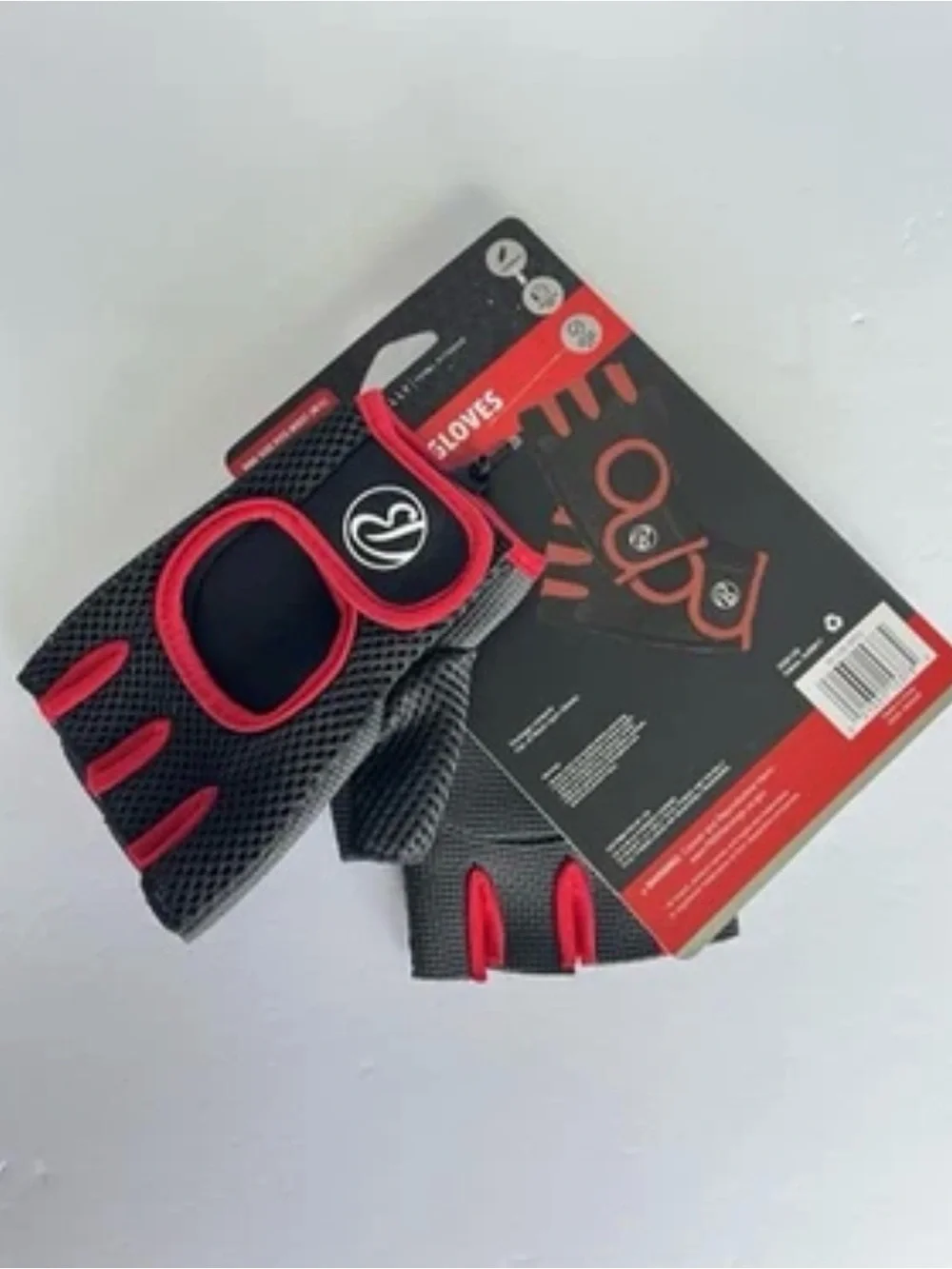 Bally Total Fitness Fingerless Mesh Training Gloves One Size Fits Most M/L